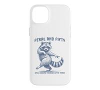 Feral & Fifty Raccoon 50th Birthday Case for iPhone 14 Plus