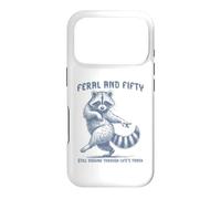 Feral & Fifty Raccoon 50th Birthday Case for iPhone 17 Pro
