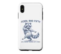 Feral & Fifty Raccoon 50th Birthday Case for iPhone XS Max