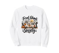 Feral Ghoul Society Raccoon Possum Skunk Halloween Sweatshirt