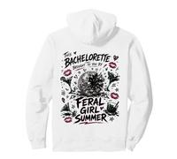 Feral Girl Summer Disco Ball Bachelorette Chaos Pullover Hoodie