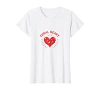 Feral Heart: Wild Love for Rebellious Romantics T-Shirt, Women, White, XXL