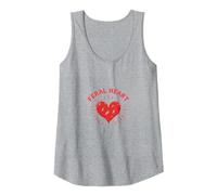 Feral Heart: Wild Love for Rebellious Romantics Tank Top, Women, Heather Grey, M