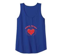 Feral Heart: Wild Love for Rebellious Romantics Tank Top, Women, Royal Blue, M