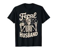 Feral Husband Skeleton Best Husband Ever World’s Best T-Shirt