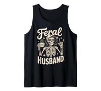 Feral Husband Skeleton Best Husband Ever World’s Best Tank Top
