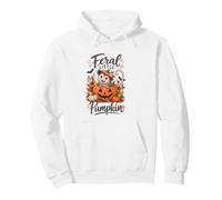 Feral Little Pumpkin Cute Possum Halloween Pullover Hoodie