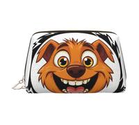 Feral Maw Print Halloween Makeup Bag Small Storage Bag | Add Spooky Halloween Charm To Your Daily Routine, Compact Travel Cosmetic Bag, Fun Halloween Present