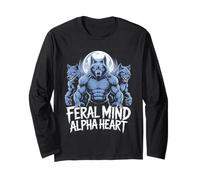 Feral Mind Alphaheart Werewolf Strength Long Sleeve T-Shirt