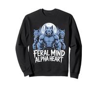 Feral Mind Alphaheart Werewolf Strength Sweatshirt