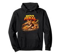 Feral Motion Beast Energy Action Graphic Design Pullover Hoodie