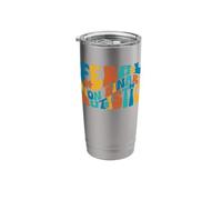 Feral Non Binary Autistic Genderqueer Queer Non Binary Stainless Steel Insulated Tumbler