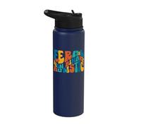 Feral Non Binary Autistic Genderqueer Queer Non Binary Stainless Steel Insulated Water Bottle