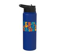 Feral Non Binary Autistic Genderqueer Queer Non Binary Stainless Steel Insulated Water Bottle