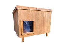 Feral Outdoors Cat House Shelter Cat Den Equipped With Extra Legs -Winter And Waterproof - Protection From Weather Cat Den