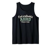 Feral Overstimulated ADHD Moms Club Tank Top