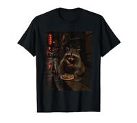 Feral Raccoon Eating Egg Rolls Chinatown Chinese Food Meme Value Graphic T-Shirt