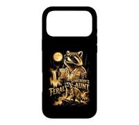 Feral Somebodys Aunt Raccoon Bootleg Howling At The Moon Case for iPhone 17 Pro Max