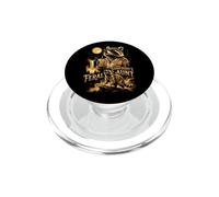 Feral Somebodys Aunt Raccoon Bootleg Howling At The Moon PopSockets PopGrip for MagSafe