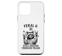 Feral & Thirty One Funny Raccoon 31 Year Old 31st Birthday Case for iPhone 12 mini