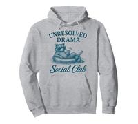 Feral Unresolved Drama Funny Girls Trip Social Club Raccoon Pullover Hoodie