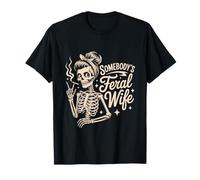 Feral Wife Skeleton Best Wife Ever World’s Best Wife T-Shirt