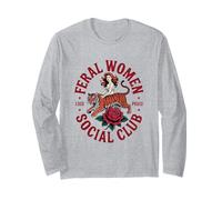 Feral Women Social Club Streetwear Style Long Sleeve T-Shirt