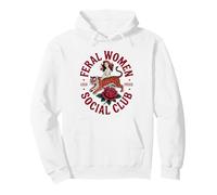 Feral Women Social Club Streetwear Style Pullover Hoodie