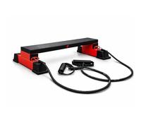 FeralFalcon Pro Adjustable Calf Raise Block - Versatile Workout Platform for Calves, Legs & Upper Body - Raises, Squats, Stretches - Anti-Slip Bar, Band Compatible - Home Gym Equipment