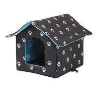 FERALS Cat Shelter - 5kg 550g Camouflage Waterproof House, Large Stackable Condo, Warm Outdoor Shelter, durabless Pet Condo | Garden Backyard Protection for Stray Cats Small Medium Animals