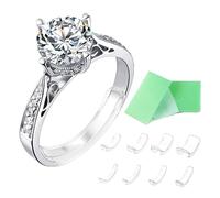 Feramox Invisible Ring Size Adjuster for Loose Rings Ring Adjuster Fit Any Rings, Assorted Sizes of Ring Sizer