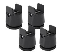 ferater Bed Risers Adjustable Furniture Risers,Table Desk Chair Risers with Clamp, Bed Frame Risers Height Adjustable Black