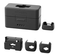Ferbao Silicone Case for DJI Mic Mini,Protective Cover for DJI Mic Mini (2 TX + 1 RX + Charging Case) (Black)
