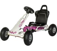 Ferbedo AT X-Racer Go Kart with Pneumatic Tyres and Electronic St... - Pink Pink
