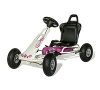 Ferbedo AT X-Racer Go Kart with Pneumatic Tyres and Electronic St... - Pink Pink