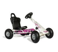 Ferbedo AT X-Racer Go Kart with Pneumatic Tyres and Electronic St... - Pink Pink