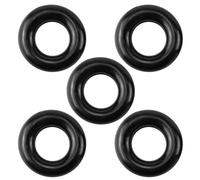FERCAISH 5 Pieces Sewing Machine Rubber Circle Repair Replacement Rubber Sewing Machine Accessories Bobbin Circle Household Spare Parts (Black)