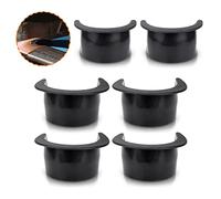 FERCAISH 6 Pcs Billiard Hole Liners, Durable Billiard Table Liners Plastic Pool Table Pocket Liners, Billiard Accessory Set for Bar Pool Table