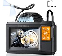 Ferdiiz Borescope Camera with Illuminator, 1080P HD Dual Lens Endoscope Inspection Camera, 4.3" IPS Screen Industrial Borescope, IP67 Pipe Endoscope, 8+1 LED, Plumbing Inspection Appliance Repair-5M