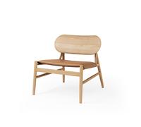 Ferdinand Armchair Oak/Brandy Leather