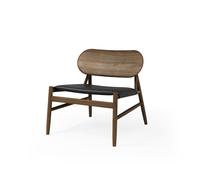 Ferdinand Armchair Smoked Oak/ Black Leather