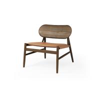 Ferdinand Armchair Smoked Oak/Brandy Leather