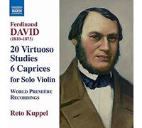 Ferdinand David - 20 Virtuoso Studies/6 Caprices for Solo Violin - CD - E4z