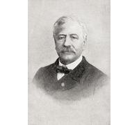 Ferdinand Marie Vicomte de Lesseps 1805 ÔøΩ 1894. French diplomat and later developer of the Suez Canal. From The Strand Magazine published January to June 1894. Poster Print by Hilary Jane Morgan (11