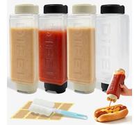 Ferenando 4 PCS 24oz/720ml Sauce Bottle Squeeze, Squeezy Sauce Bottle