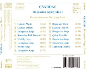 FERENC S NTA & HIS GYPSY BAND - CS RD S: HUNGARIAN GYPSY MUSIC NEW CD
