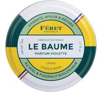 Feret Le Baume Multi-Purpose Balm - Violette - Deeply Hydrating Moisturizer for Dry Cracked Skin, Lips & Cuticles - Natural Lip Balm with Shea Butter & Honey -Made in France - 50ml/1.7 Ounce