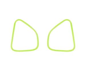 FERFXN Car Decoration Interior Car Front Door Stereo Speaker Audio Sound Decoration Cover Accessories For Chrysler 300C 2011 Up(Light green)