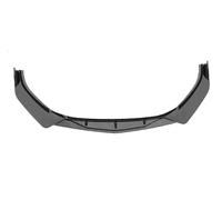 FERFXN Car Front Splitter Car Front Bumper Lip Chin Spoiler Splitter Diffuser Bodykit Protection Guard Deflector Glassy Black For MG5 2021 22 Front Bumper Lip (Color : Matt black)