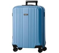 FERGÉ Set of 3 Suitcases Rigid Lightweight TSA Lock Cannes | Set of 3 - Travel Trolley | Luggage Set, Blue, CABINE 55 cm, Cabin Luggage